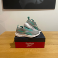 Reebok Rush Runner enfant gris vert, photo de profil