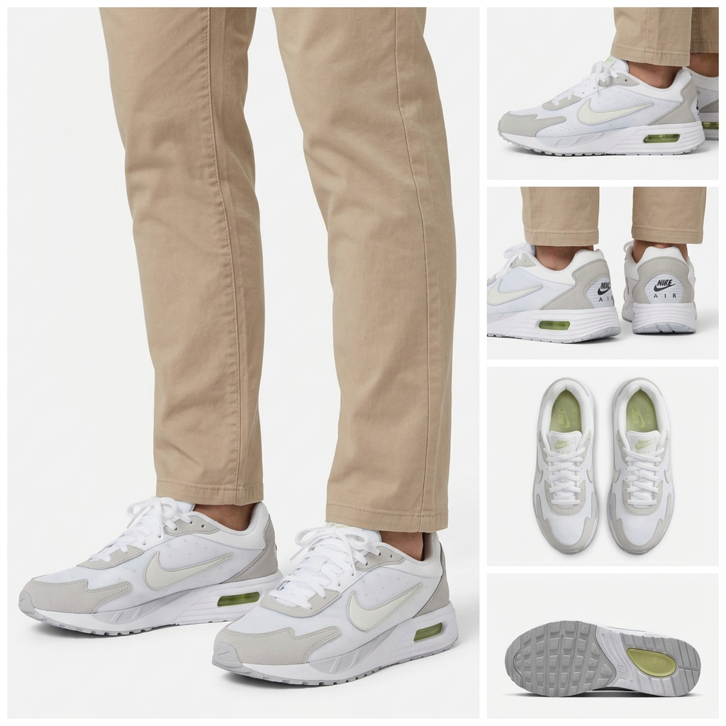 Nike Air Max Solo portées montage cinq angles, illustration générée