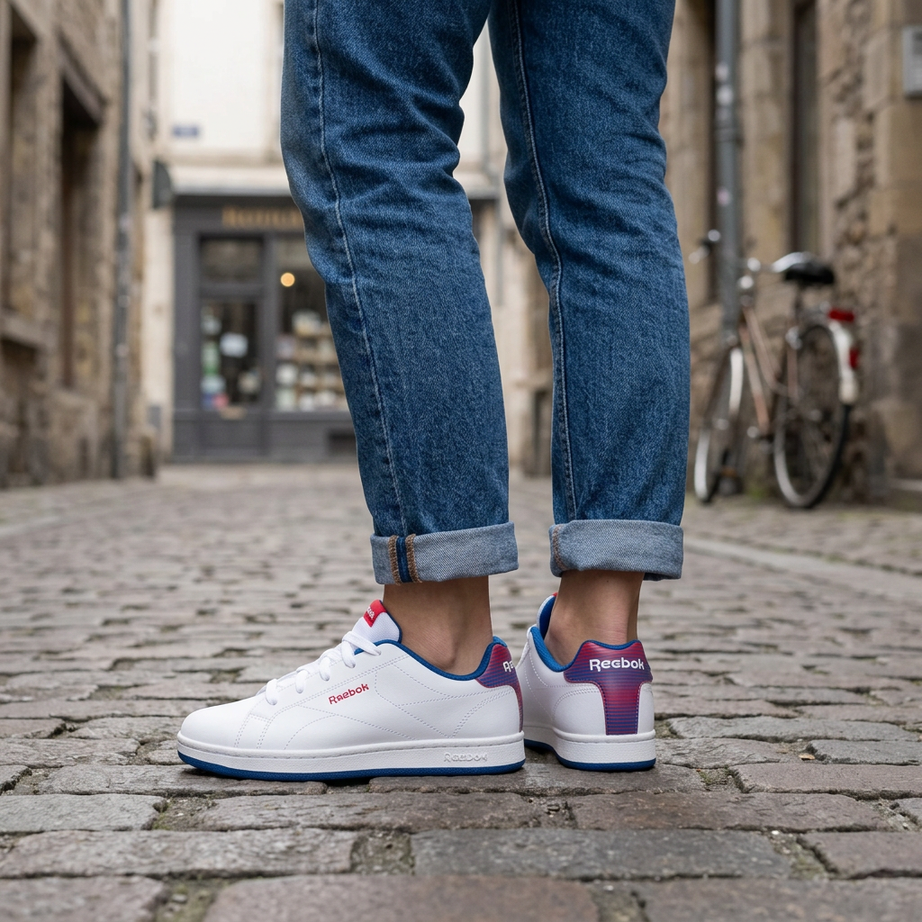 Illustration générée d’une femme portant les Reebok Royal Complete 2.0