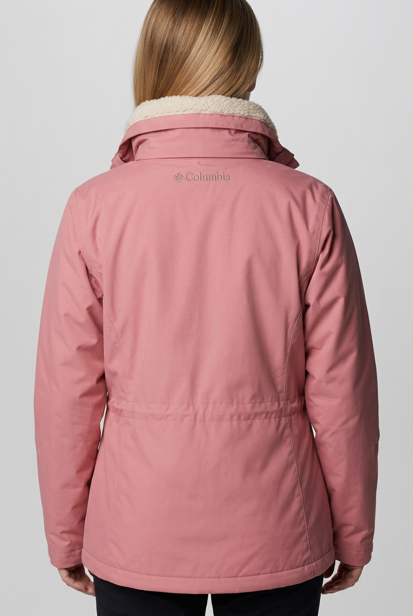 Col arrière Columbia rose agave, visuel recoloré