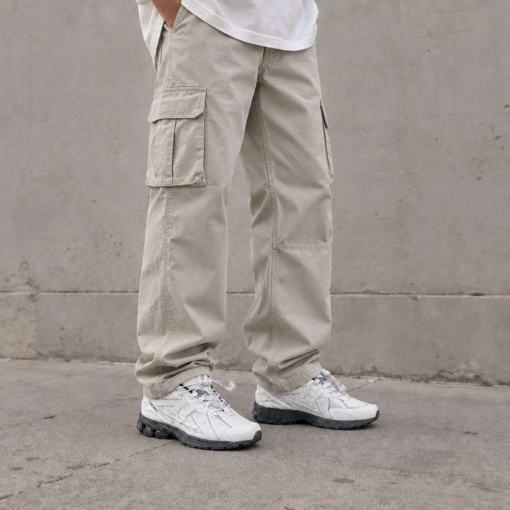 New Balance U1906 : photo portée, cible homme 15-25 ans, pantalon cargo